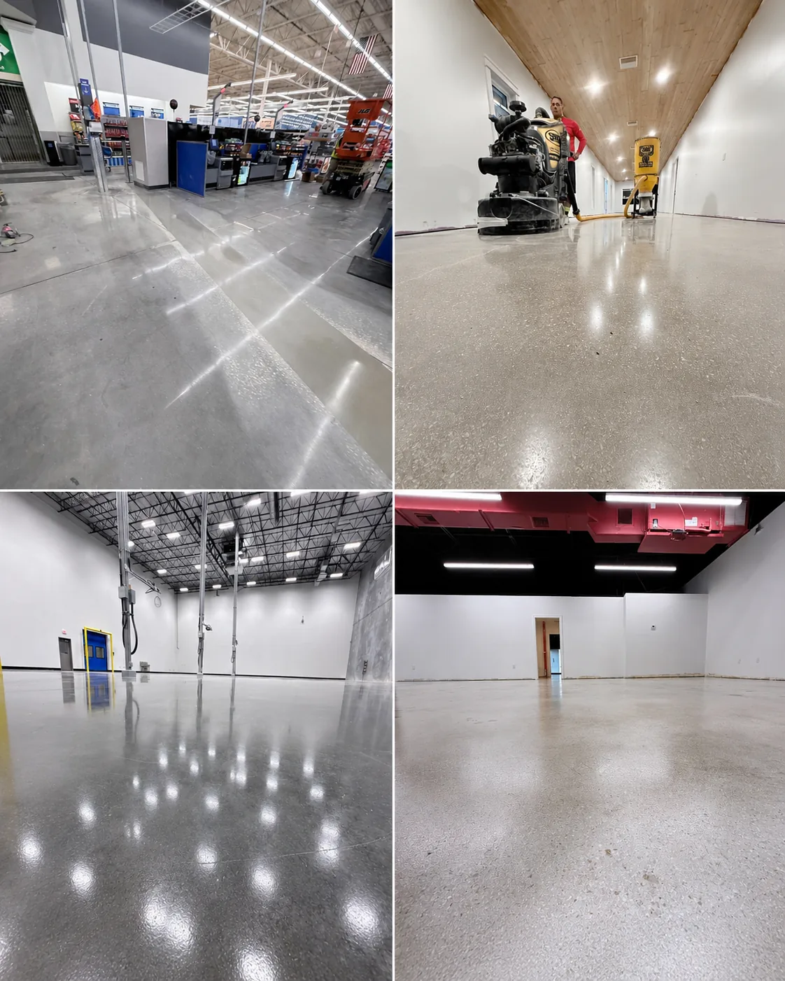 SPF Industrial epoxy floor installation in a South Florida commercial facility - seamless high-build coating
